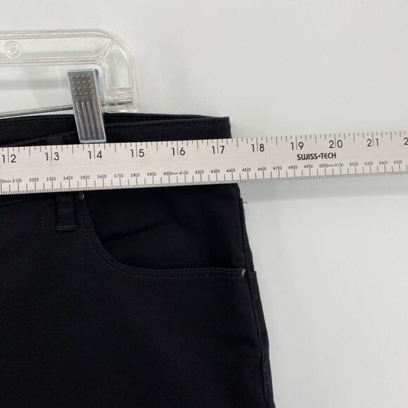 Reitmans R Jeans Womens Size 33 Black Denim 5 Pocket Slim Ankle Fit Stretch - Picture 4 of 13